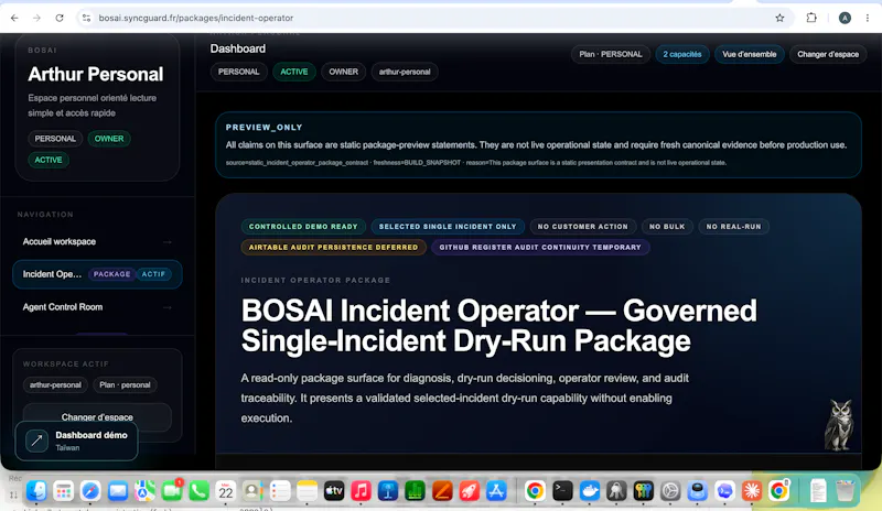 BOSAI Control Plane screenshot 4