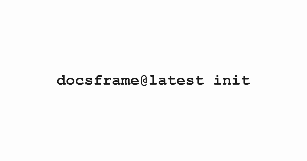 Media Docsframe - Rangka kerja dokumentasi yang paling mudah untuk next.js 3