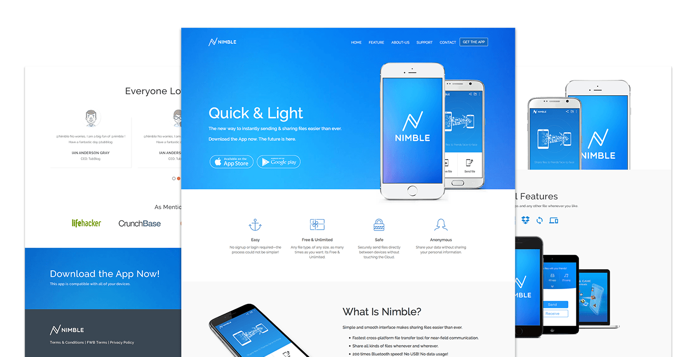 Nimble Theme for WordPress gallery image