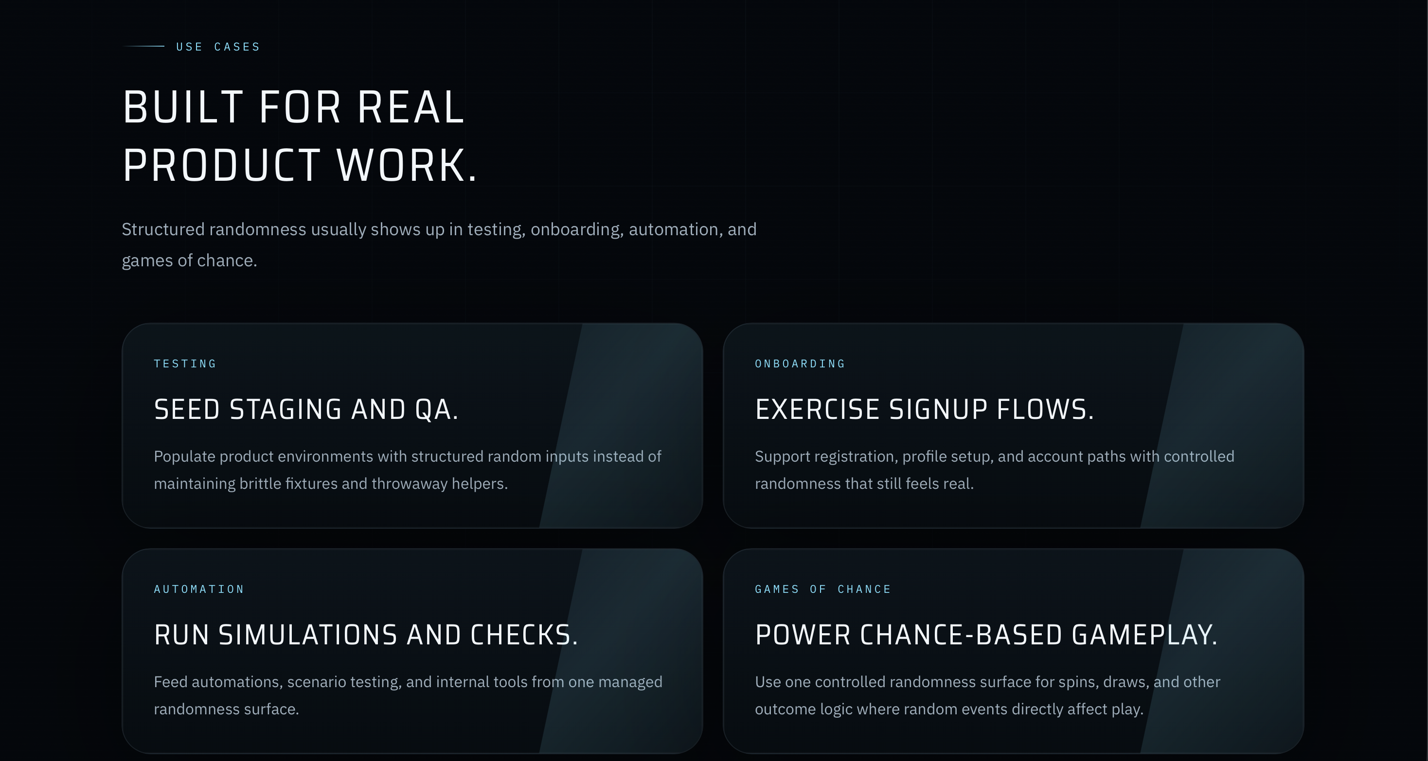 Randomness As A Service gallery image