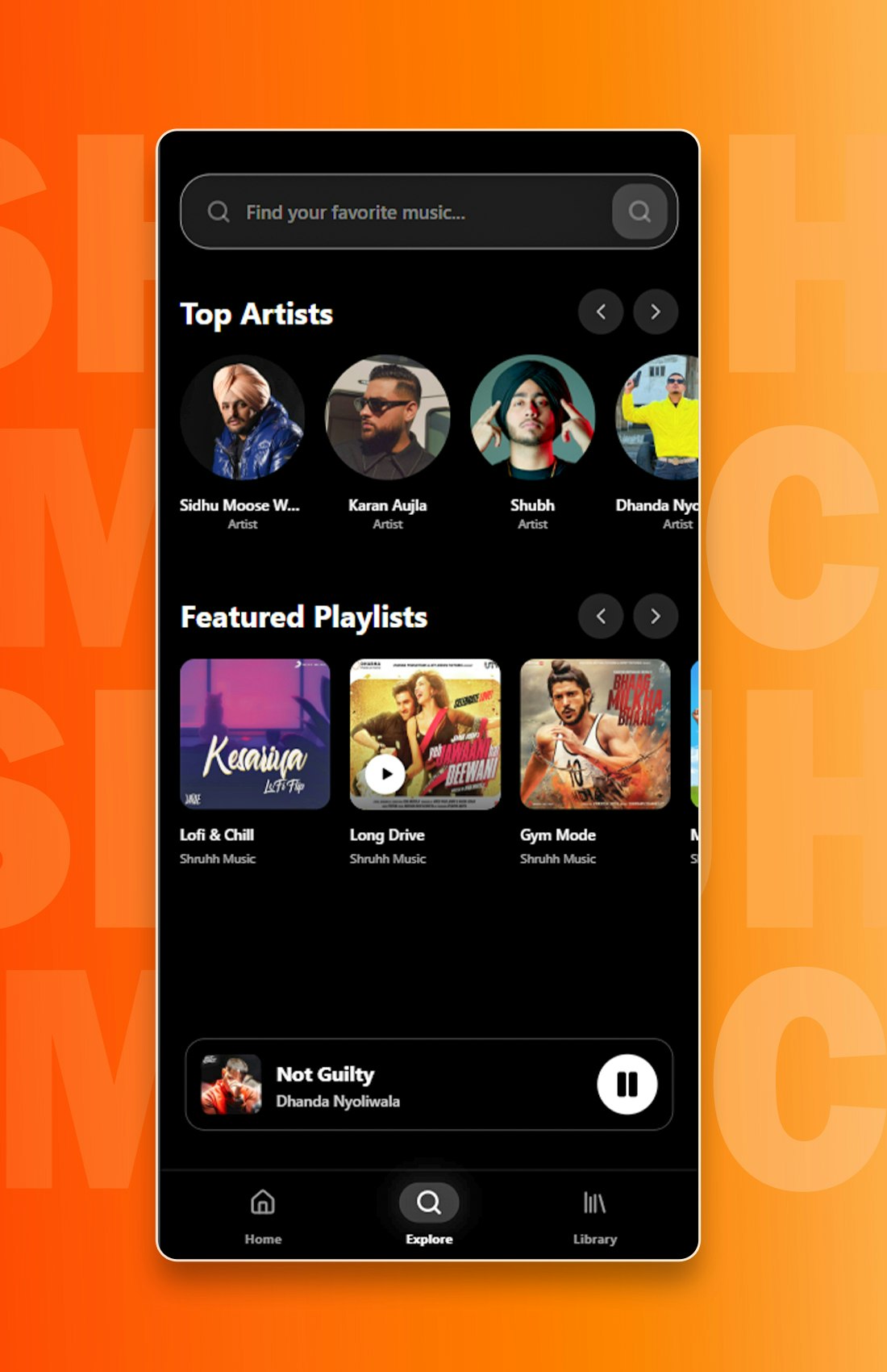 Shruhh Music - Screenshot 2 showing product features and functionality