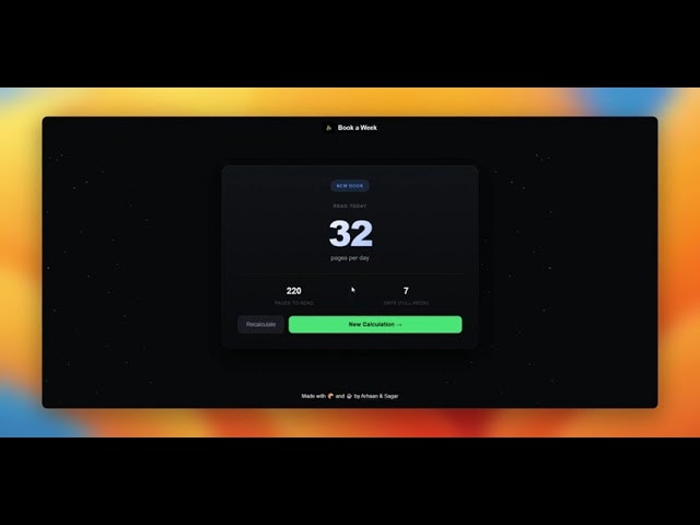 Book a Week gallery image