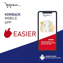komback mobile app gallery image