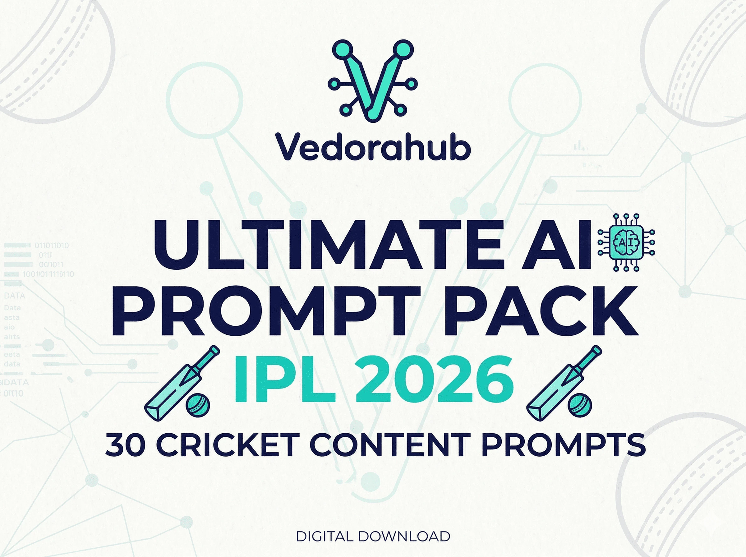 VedoraHubIPL2026 Ultimate AI Prompt Pack logo