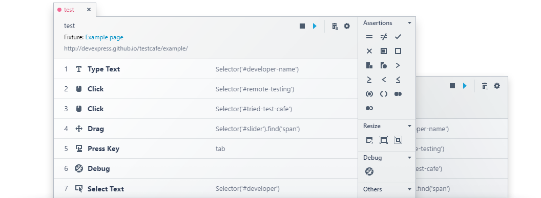 Testcafe Studio gallery image