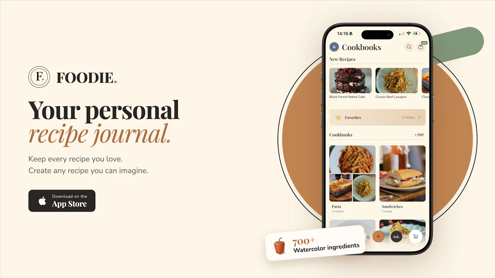 FOODIE AI Chef & Recipe Saver screenshot 1