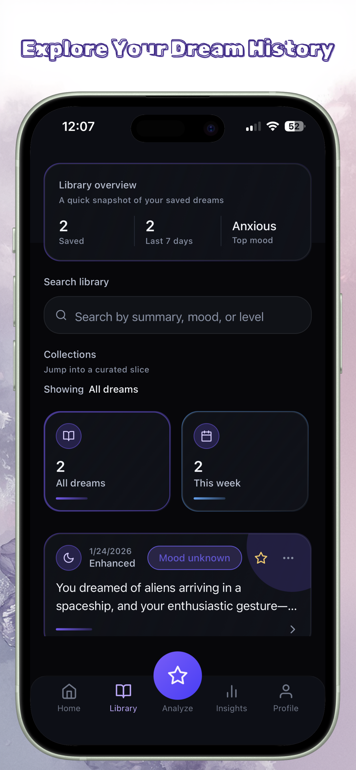 Psyche Dream  - Main product screenshot demonstrating key features and user interface