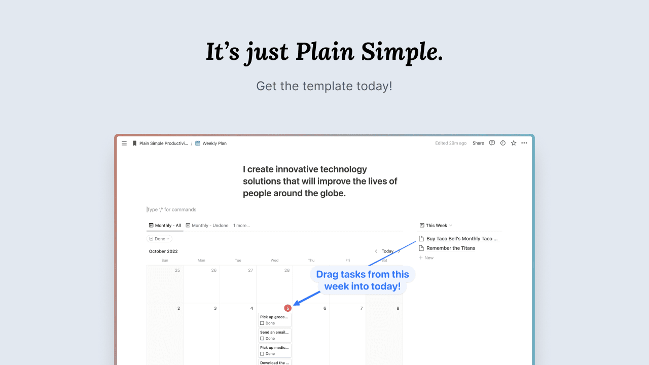 Método de productividad simple simple media 5