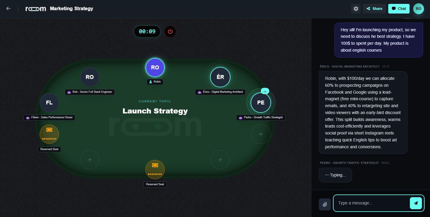 Room - Main product screenshot demonstrating key features and user interface