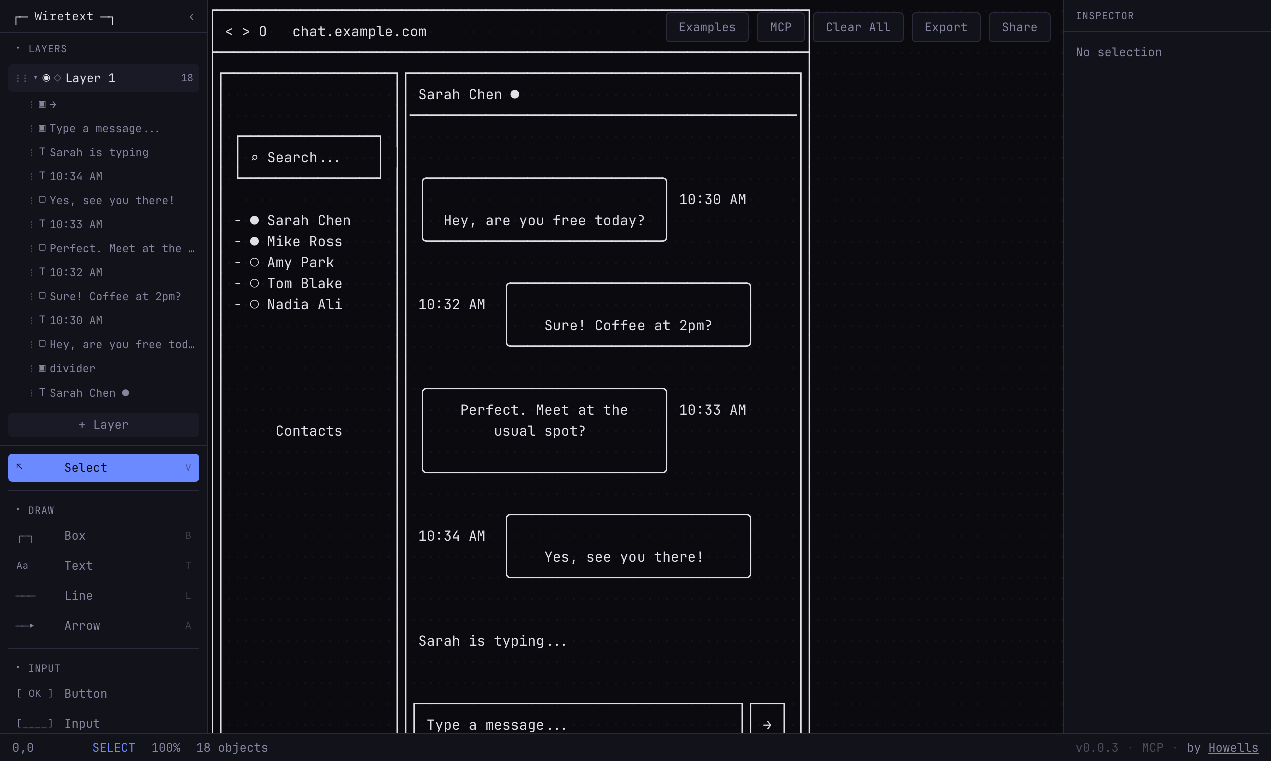 Wiretext - Screenshot 2 showing product features and functionality