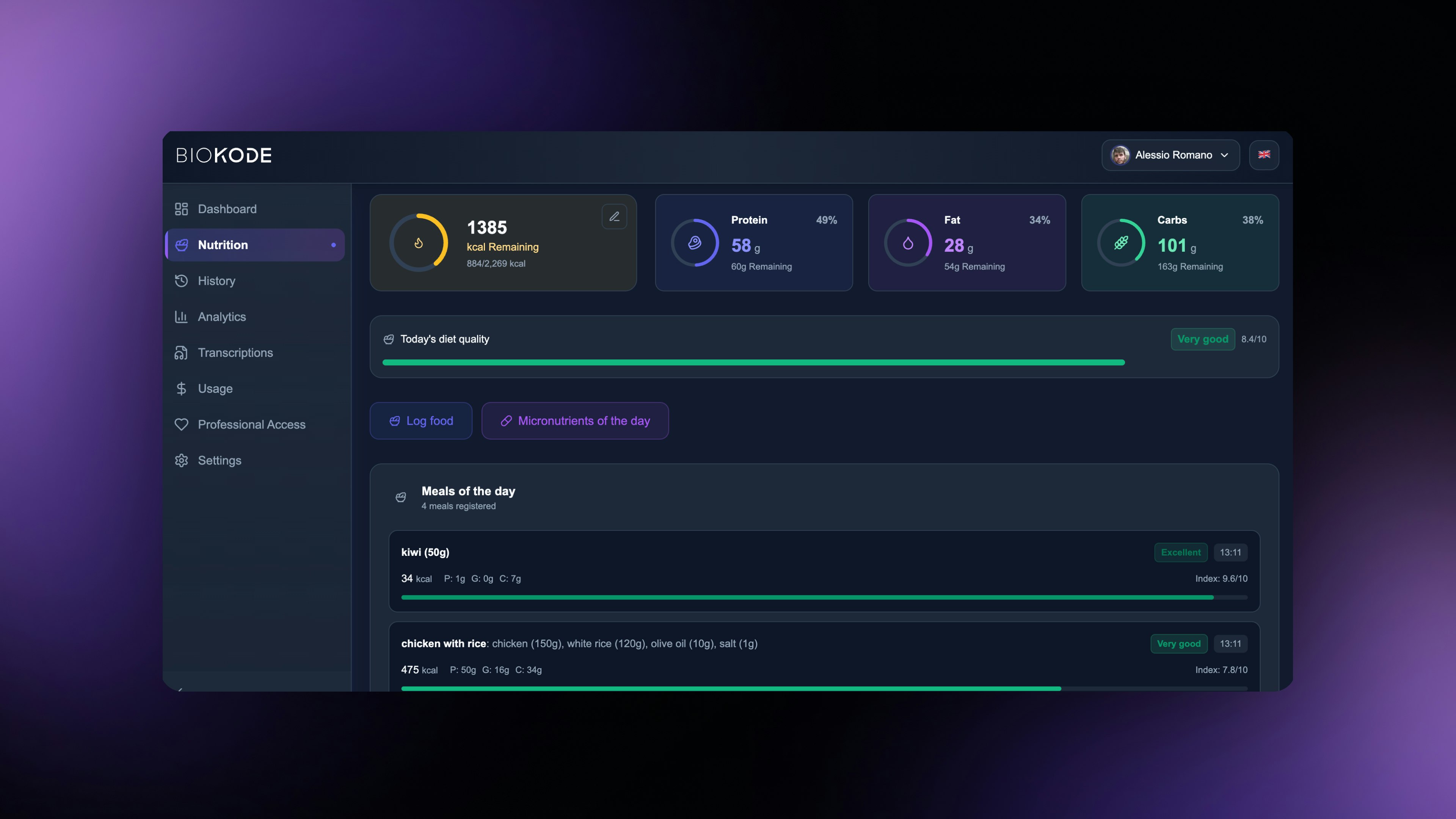 BIOKODE screenshot 3