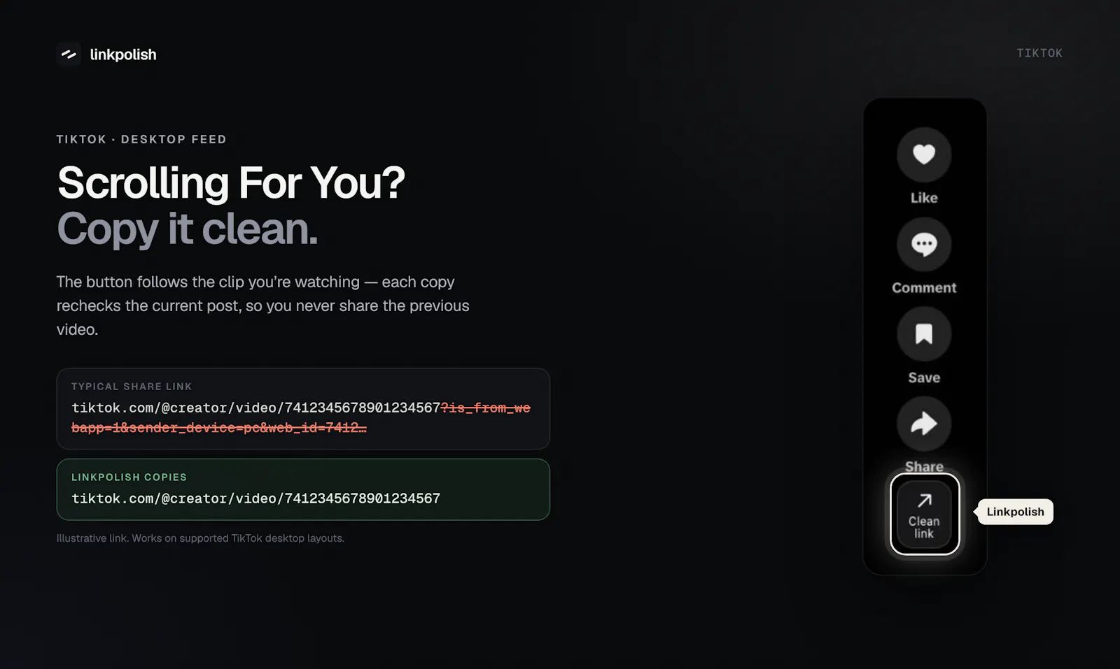 Linkpolish screenshot 3