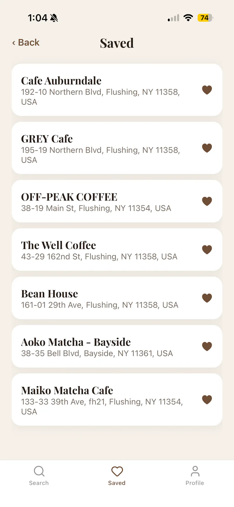 Personal Cafe screenshot 3