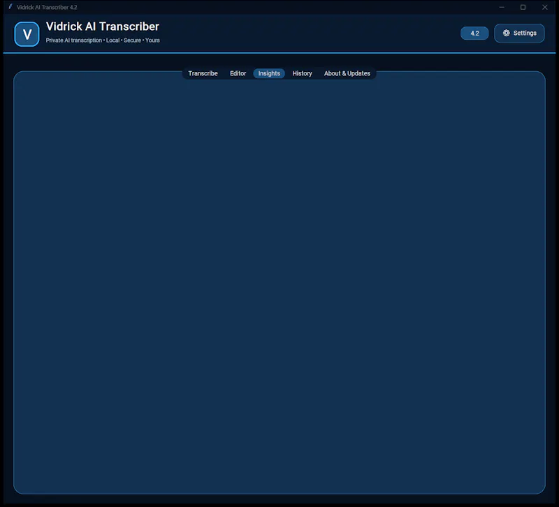 Vidrick AI Transcriber screenshot 3