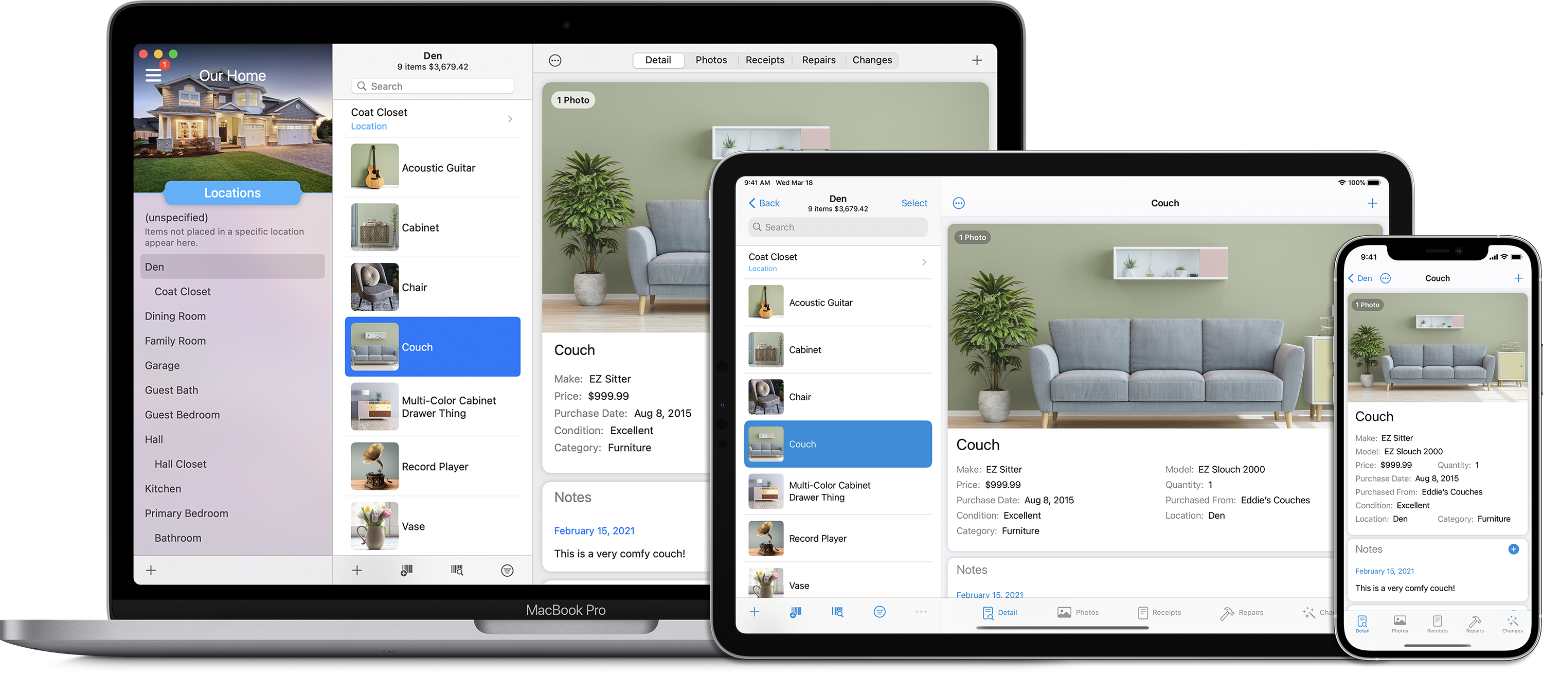 Under My Roof®, Home Inventory+ gallery image