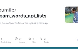 Email Spam Words API media 3