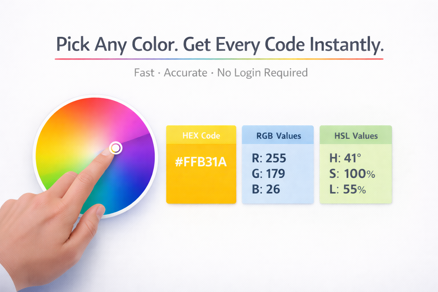 Color Picker & Code Converter | HEX, RGB gallery image