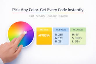 Color Picker & Code Converter | HEX, RGB gallery image