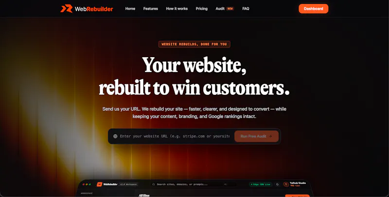 WebRebuilder screenshot 1