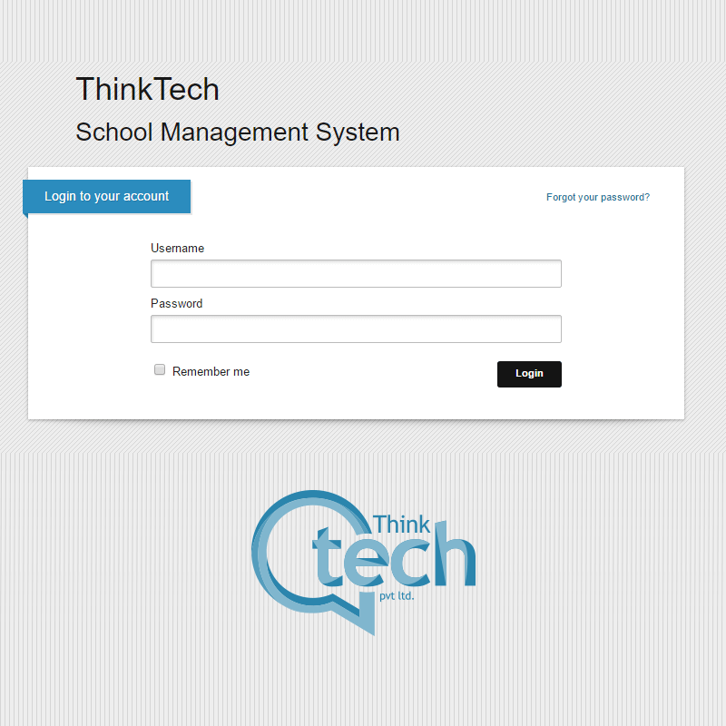 ThinkTech School Management System
