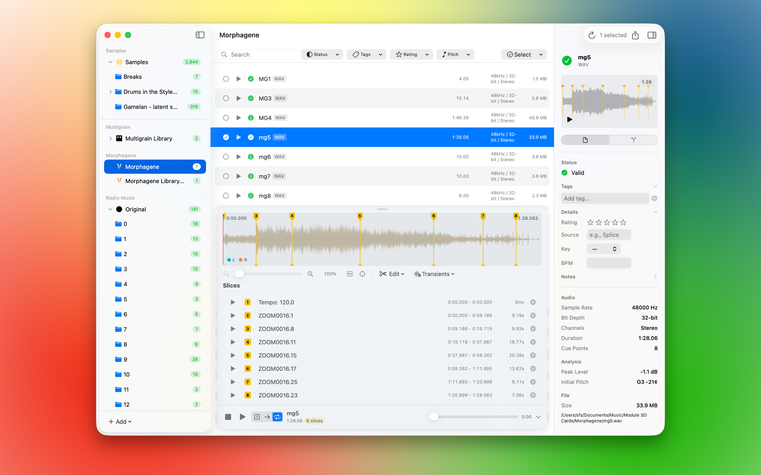 SampleStack gallery image