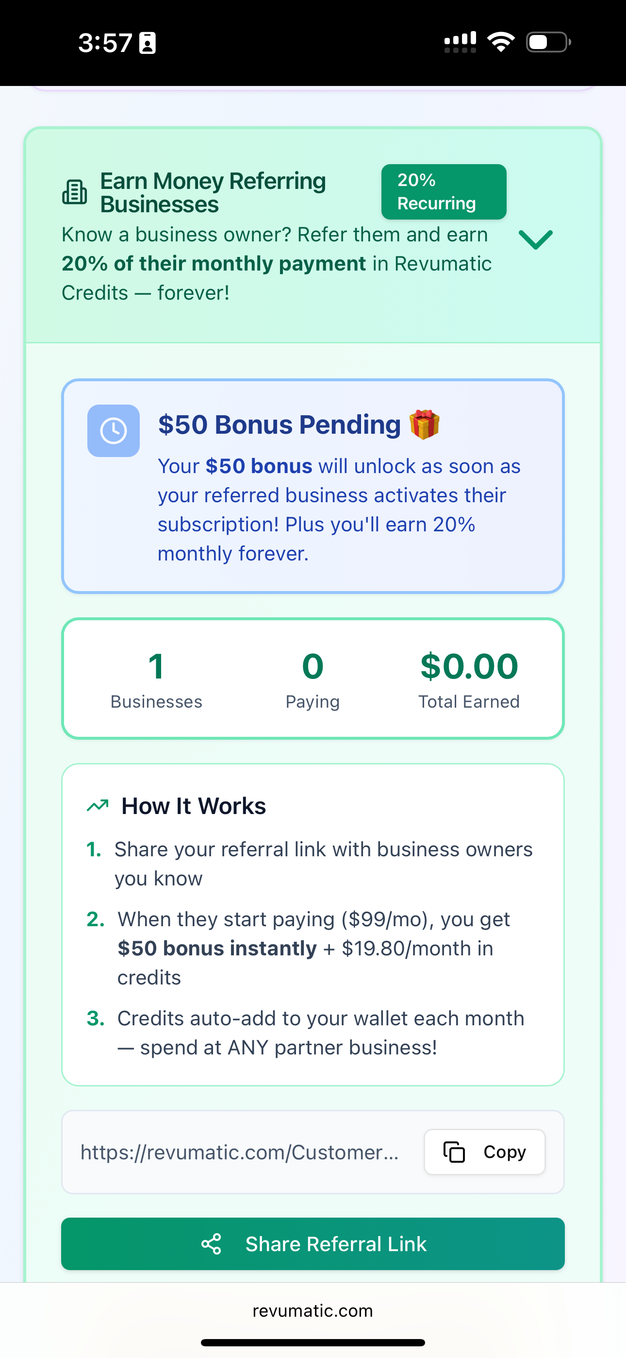 Revumatic - Screenshot 2 showing product features and functionality