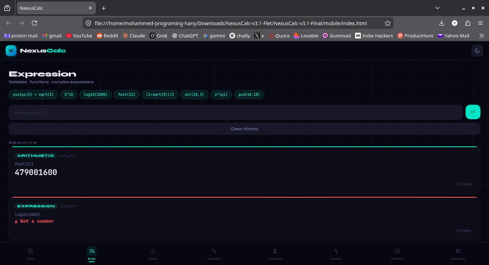 Nexus Calculator screenshot 4