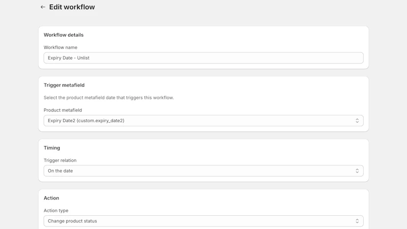 DateCue: Shopify Product Date Automation screenshot 2