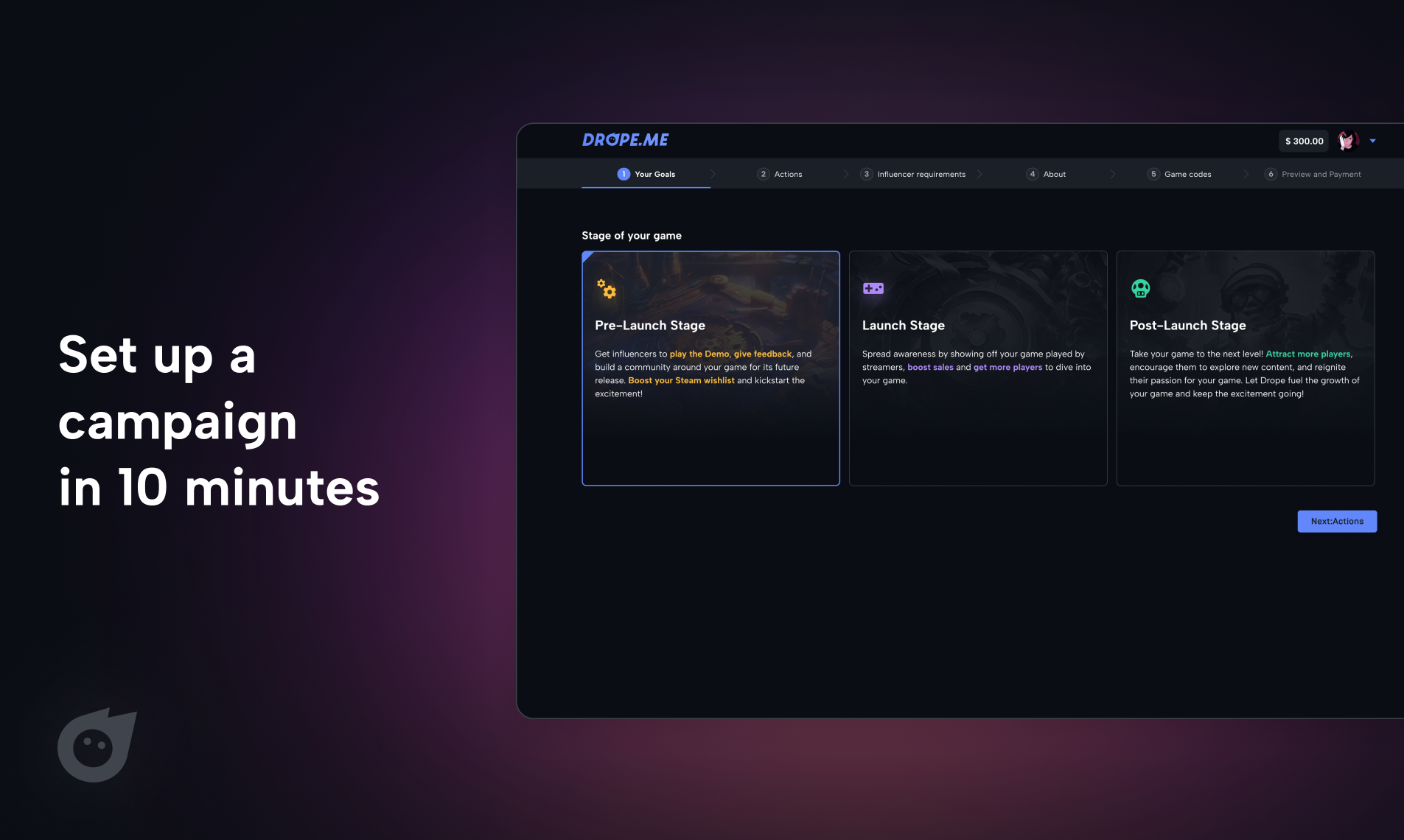 Drope.me - Betrek micro -streamers op schaal om je games te laten groeien media 4
