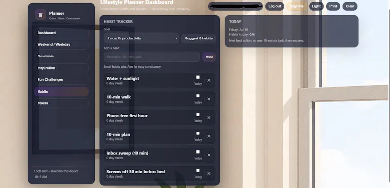MyPlannerWeb screenshot 4