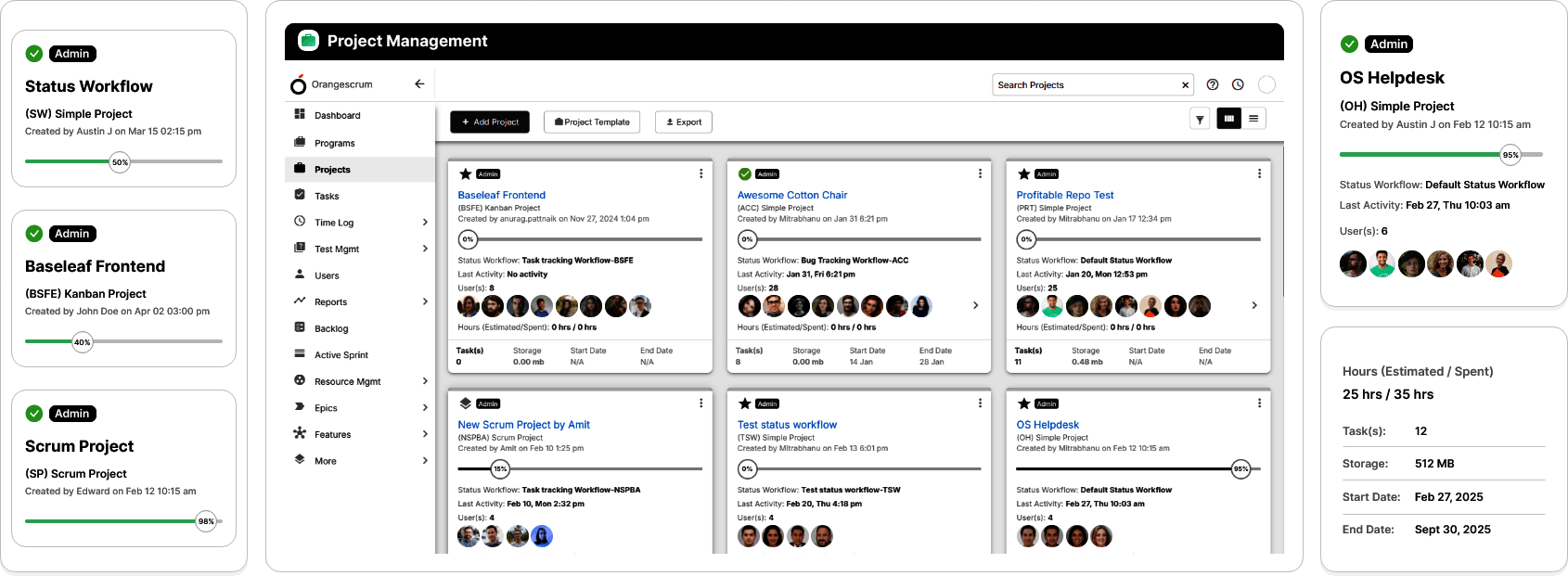 Orangescrum gallery image