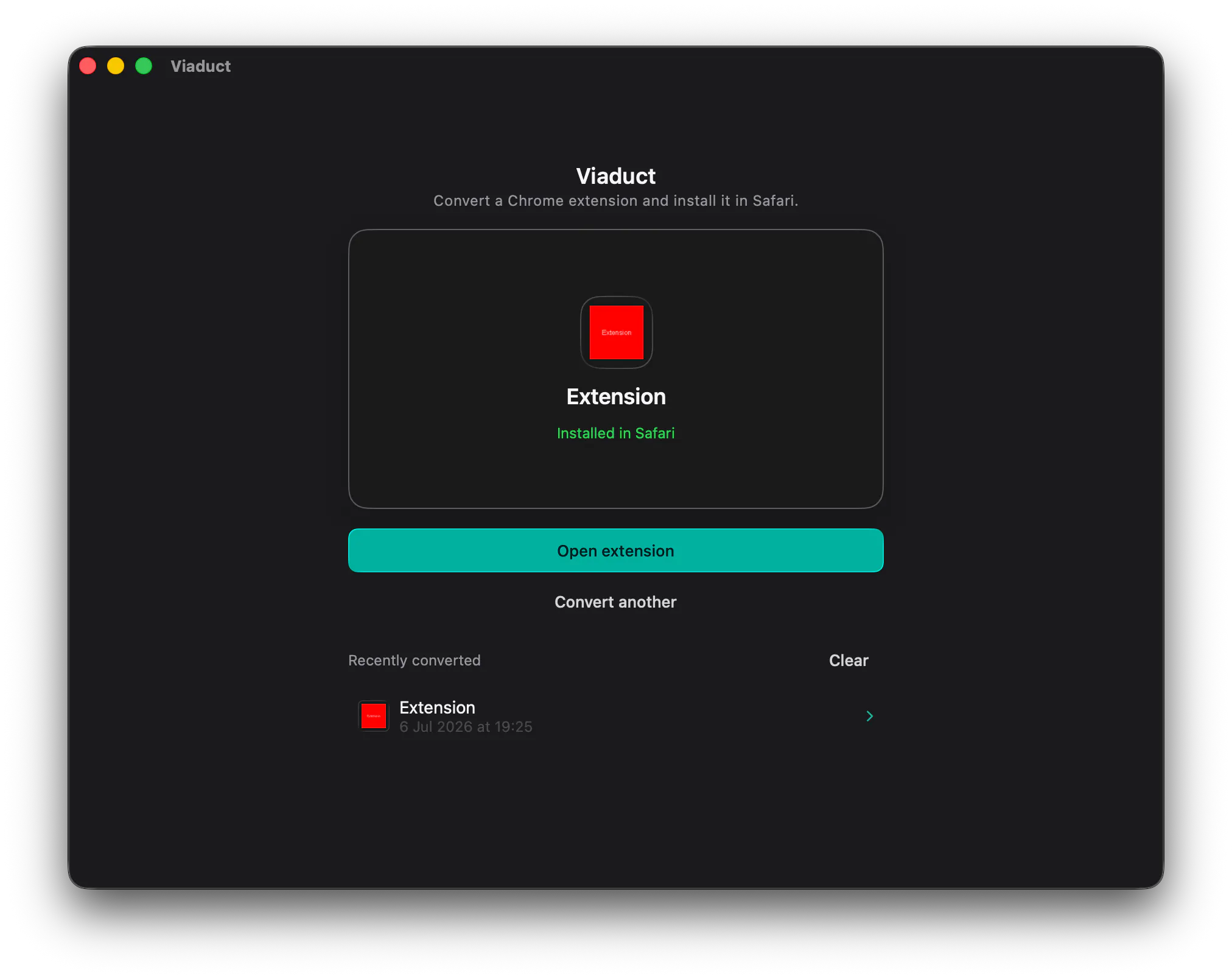 Viaduct Chrome Extensions in Safari gallery image