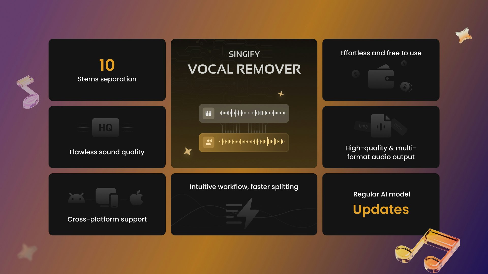 Singify AI vocale remover - Verwijder zang uit elk nummer media 3