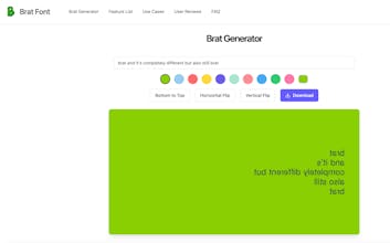 Brat Font gallery image