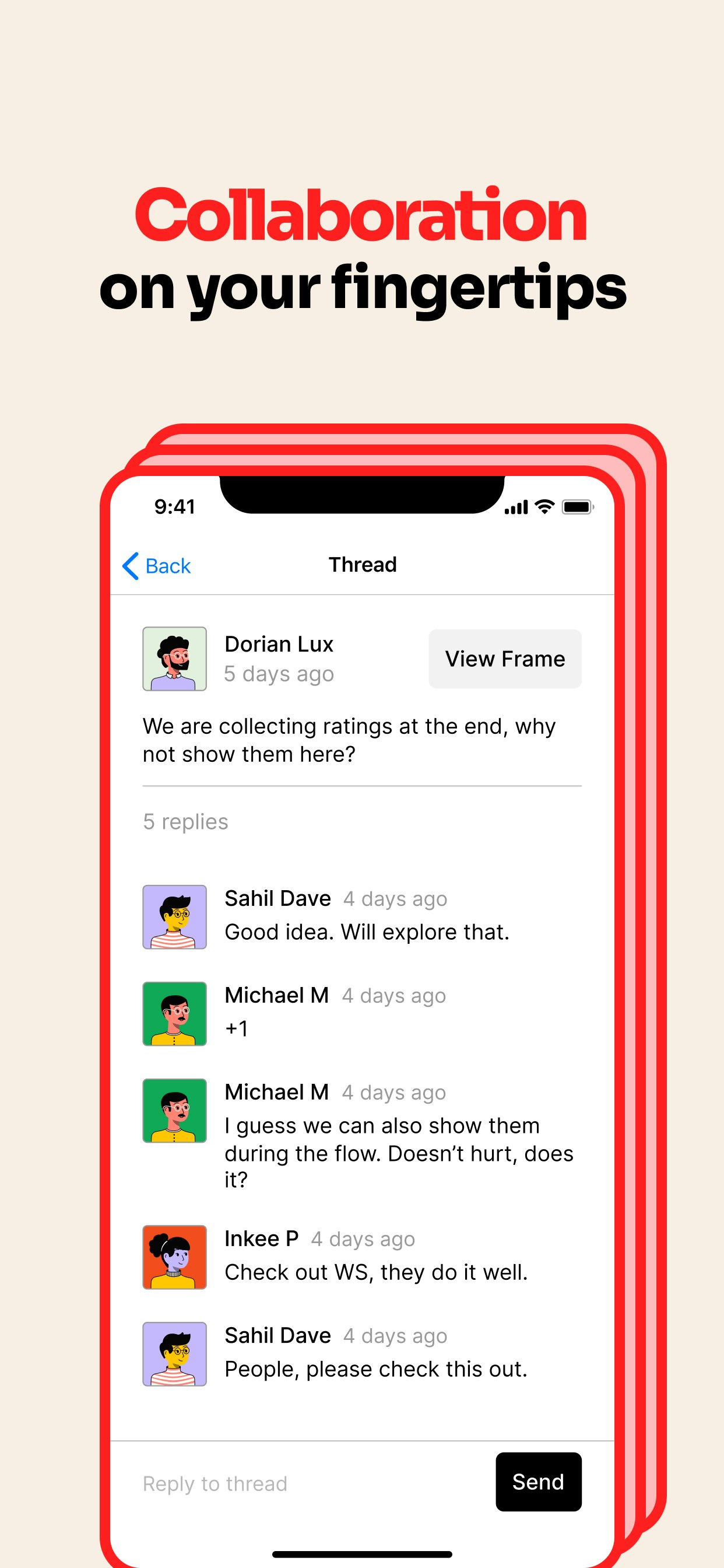 Figma Comments on Mobile (Unpublished) gallery image