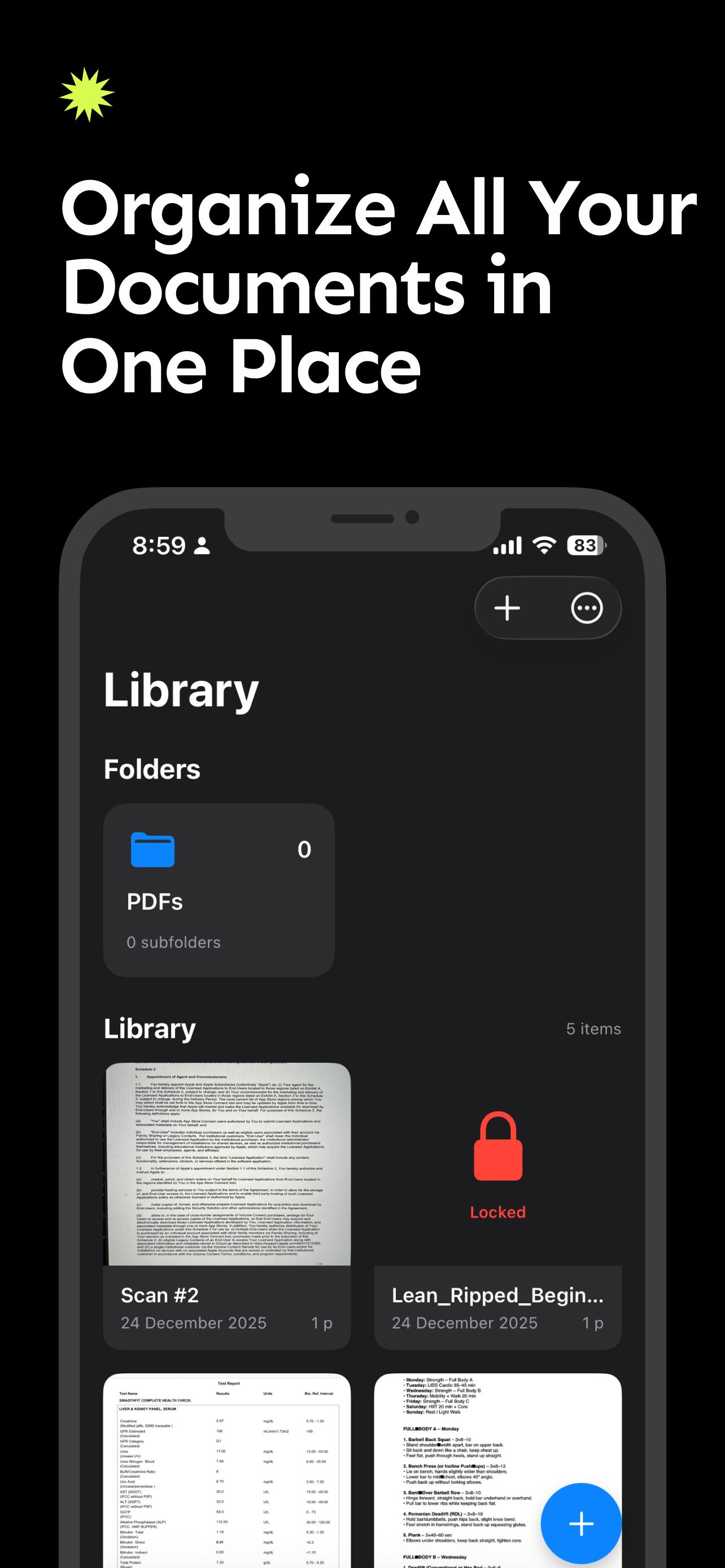 Scanner App For Docs - Screenshot 5 showing product features and functionality