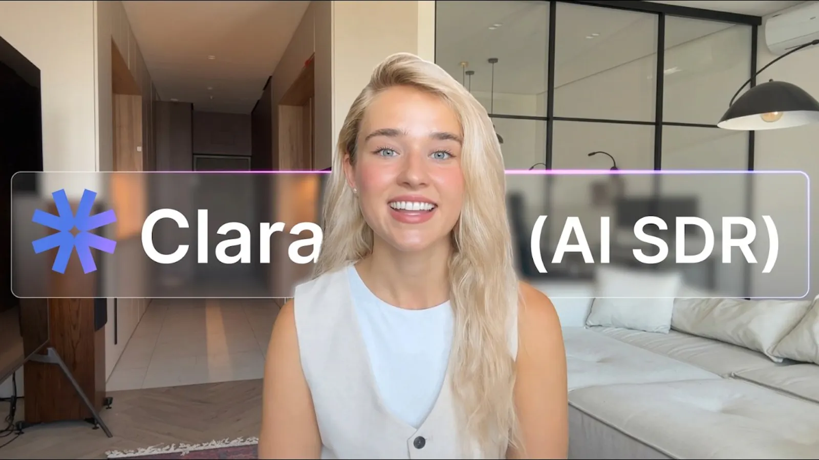 Clara AI SDR screenshot 1 (video preview)
