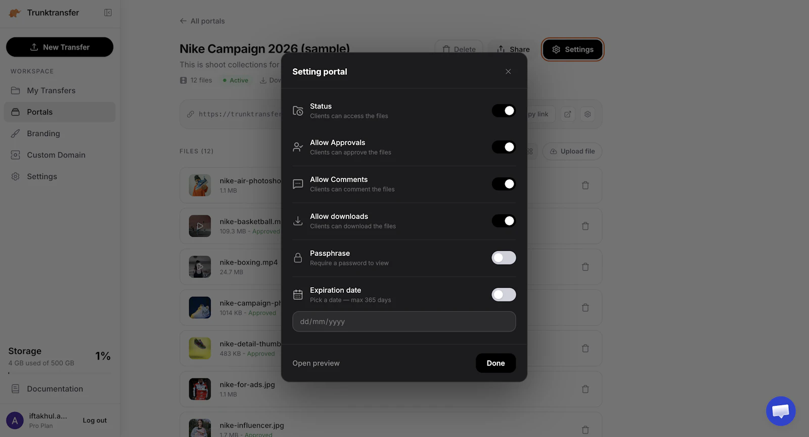 TrunkTransfer screenshot 7
