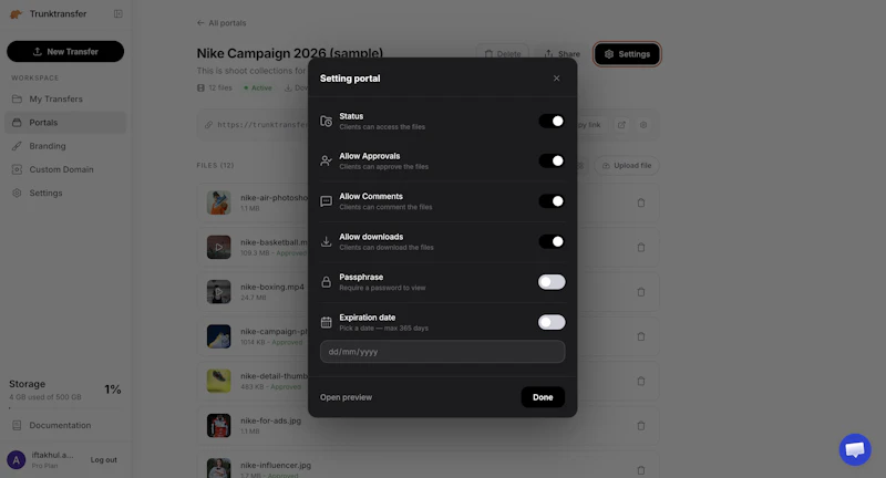 TrunkTransfer screenshot 7