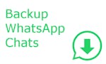Backup WhatsApp Chats image