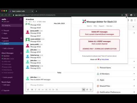 Message deleter for Slack 2.0 gallery image