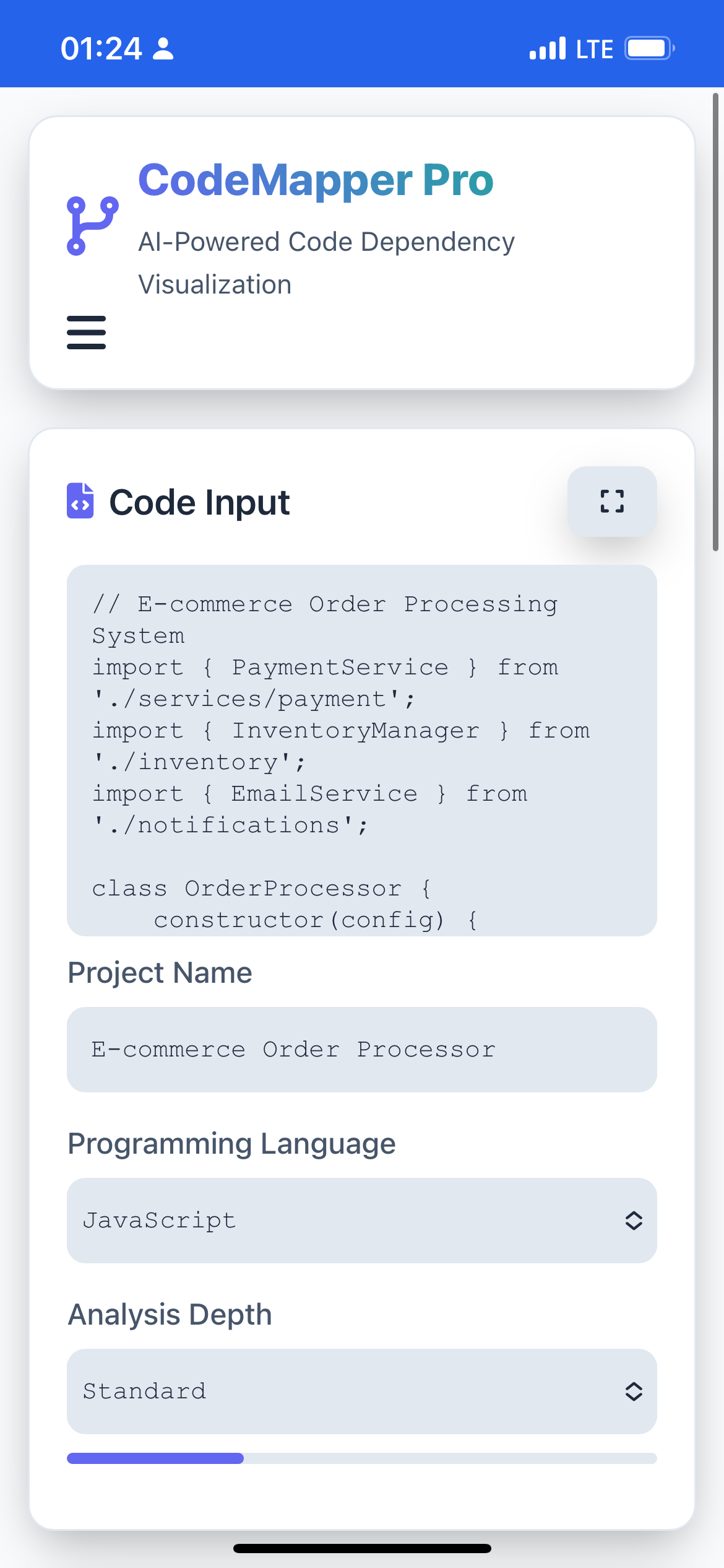 Média Code-code pro - Visualisation de la dépendance du code 1
