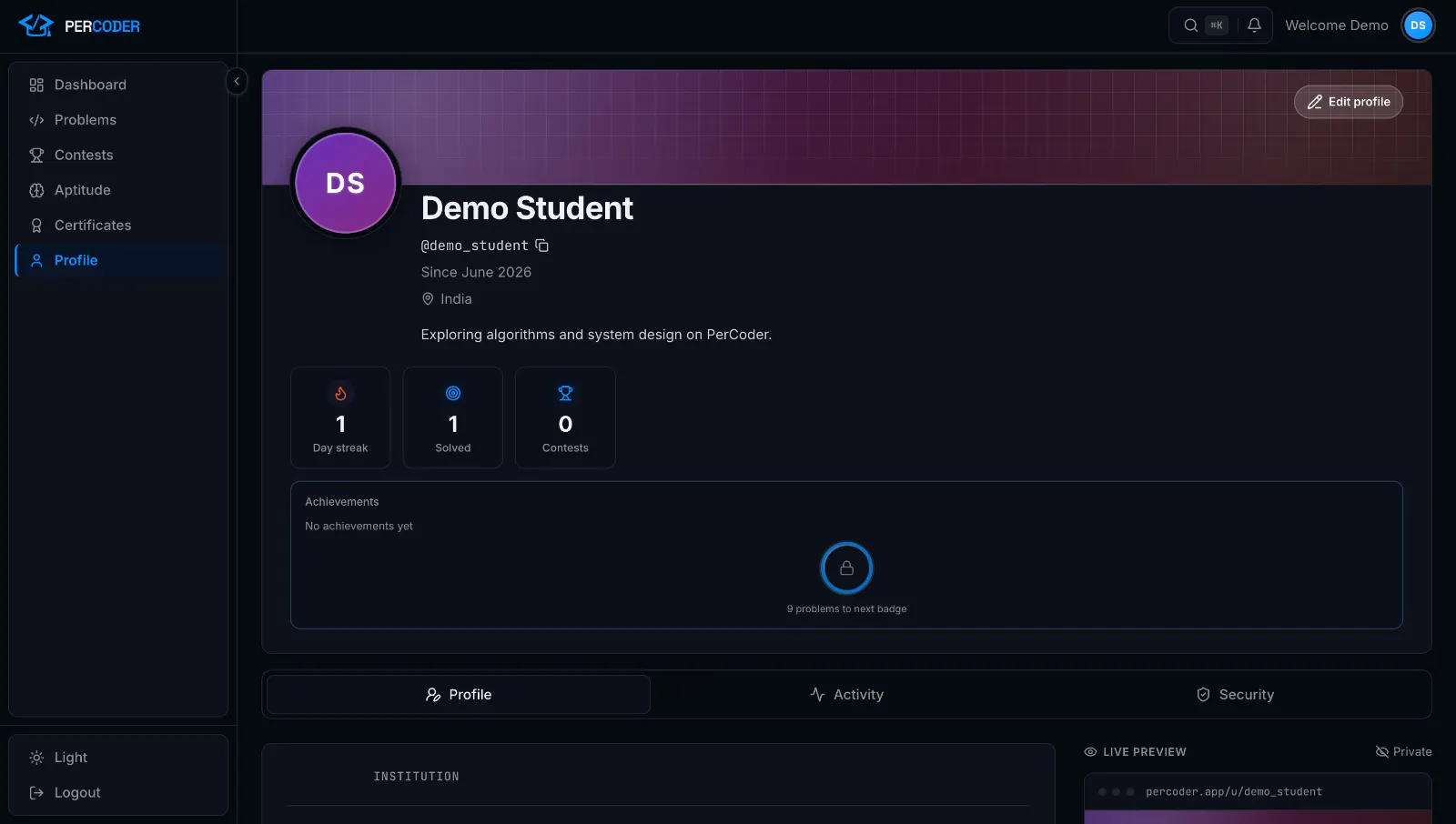 PerCoder gallery image