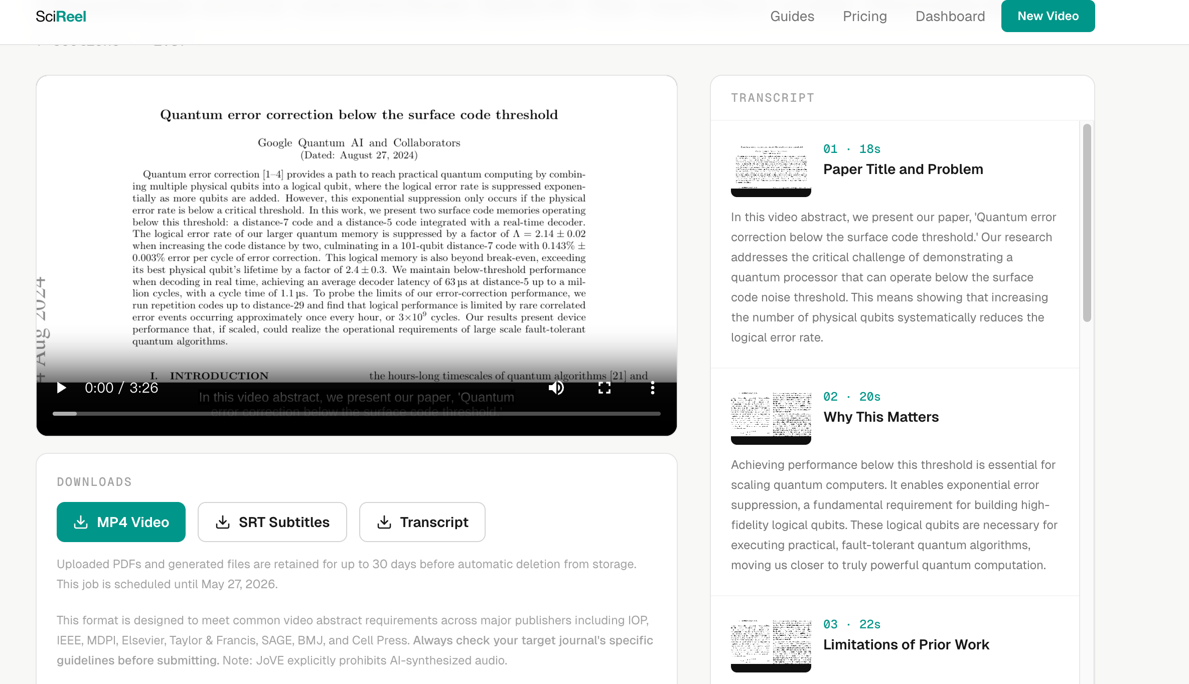 SciReel gallery image