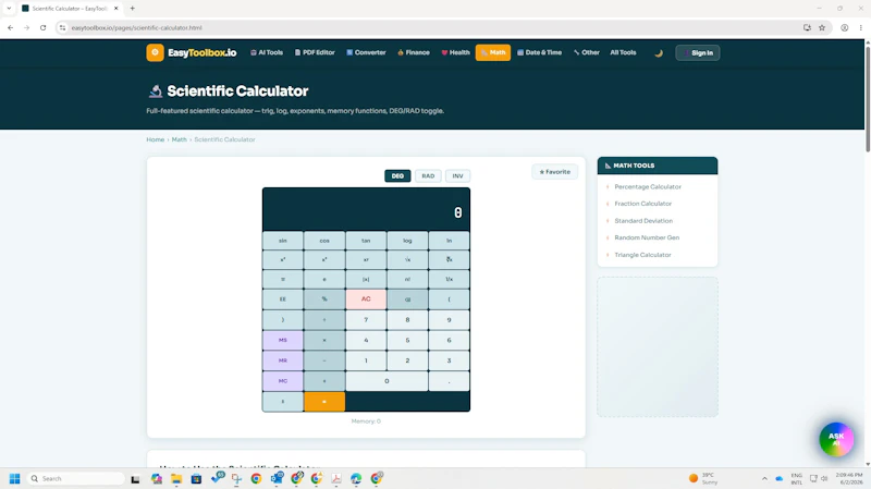 EasyToolbox.io screenshot 2