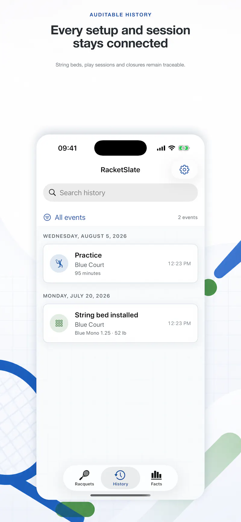 RacketSlate screenshot 2