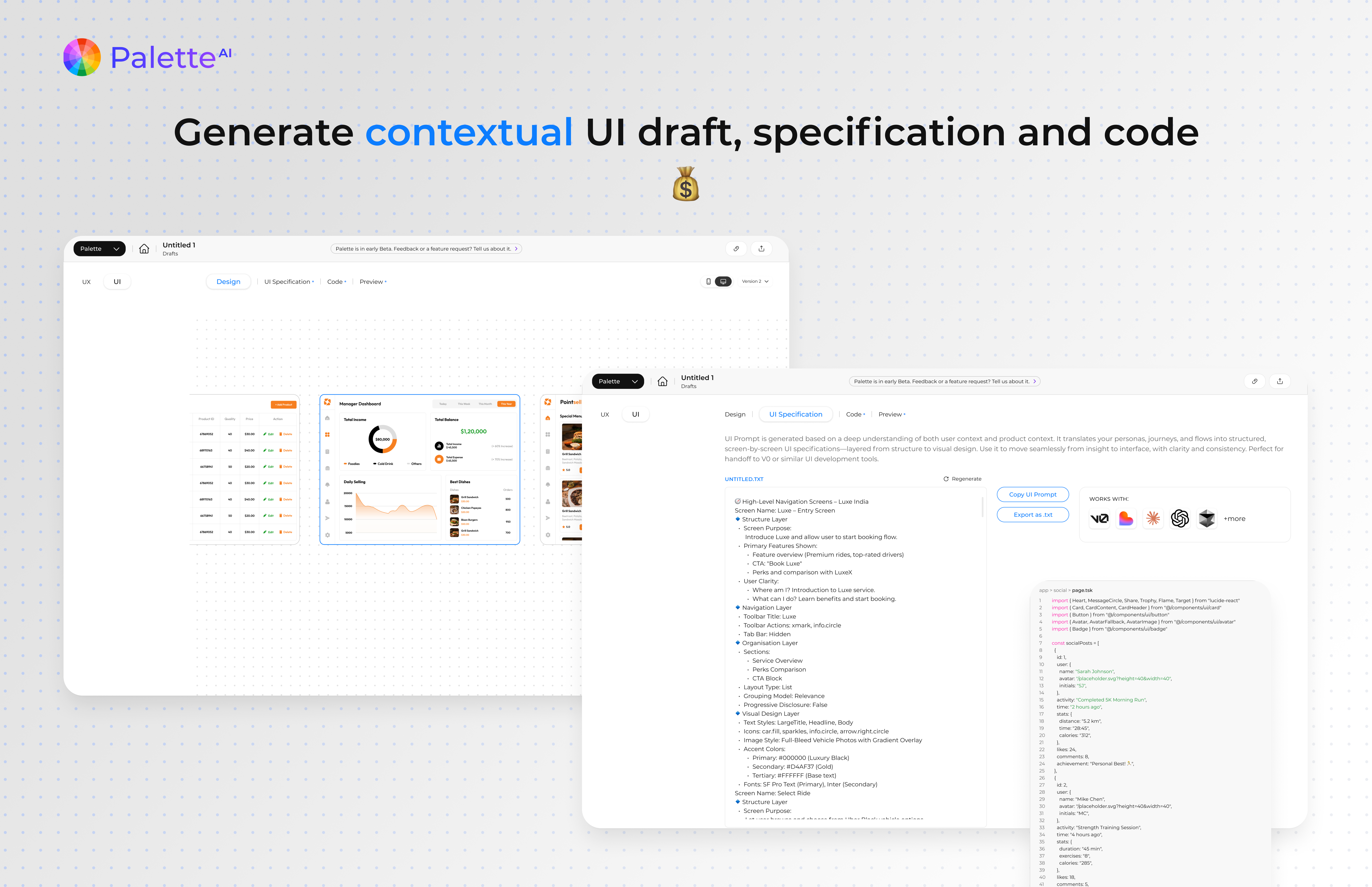 Palette - Screenshot 5 showing product features and functionality