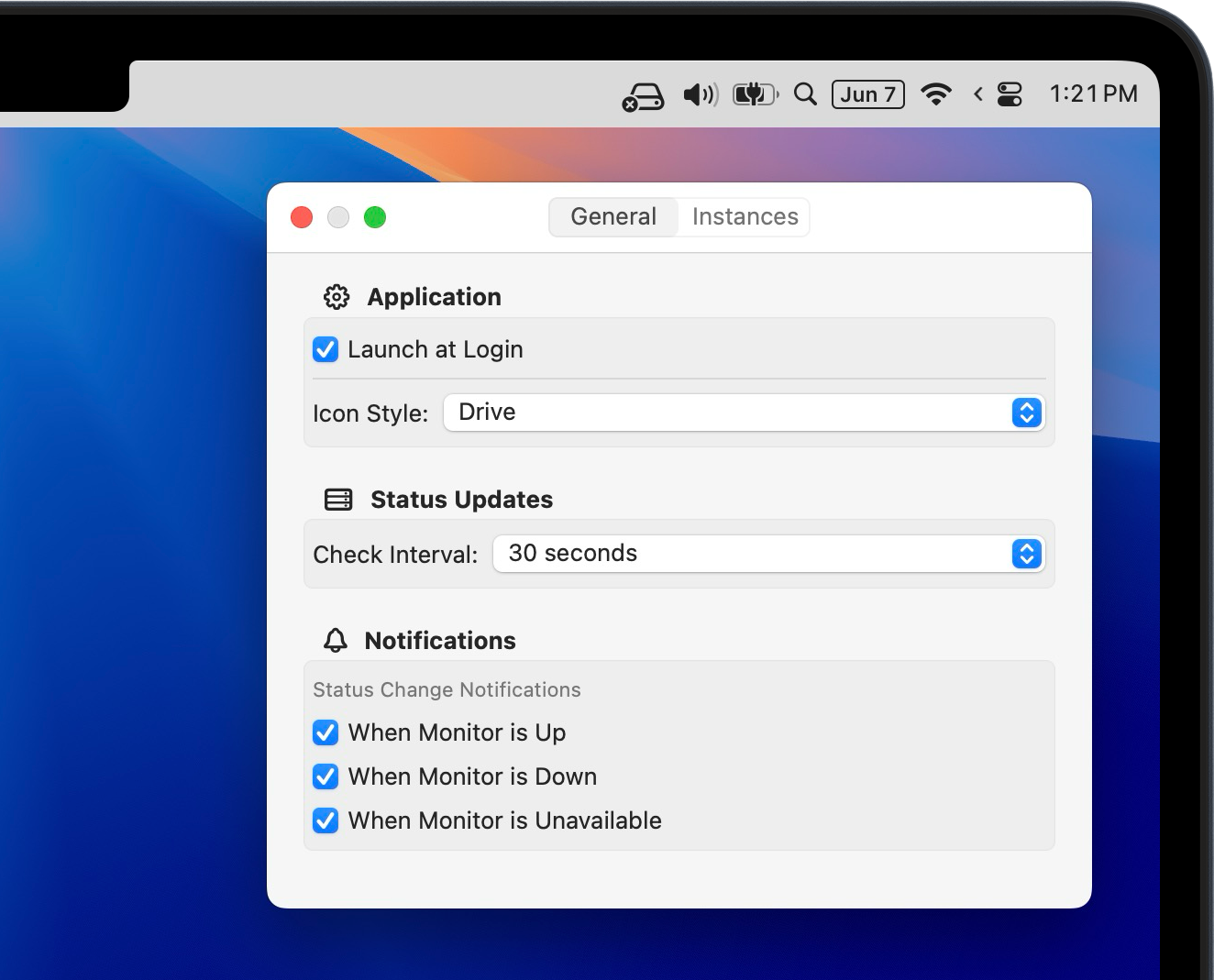 Mistig - Uptime Kuma in uw macOS -menubalk media 5