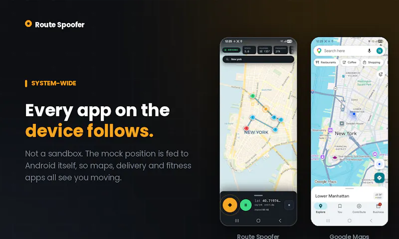 Route Spoofer screenshot 3