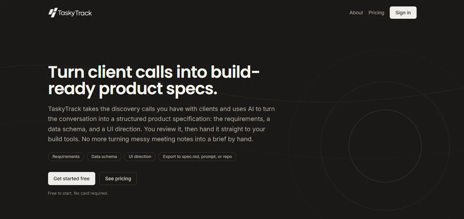TaskyTrack screenshot 1